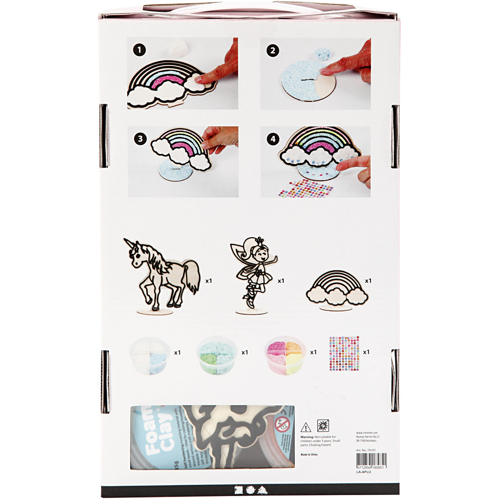 Lulu Shop Kits créatifs Fée Licorne Arc en ciel 3