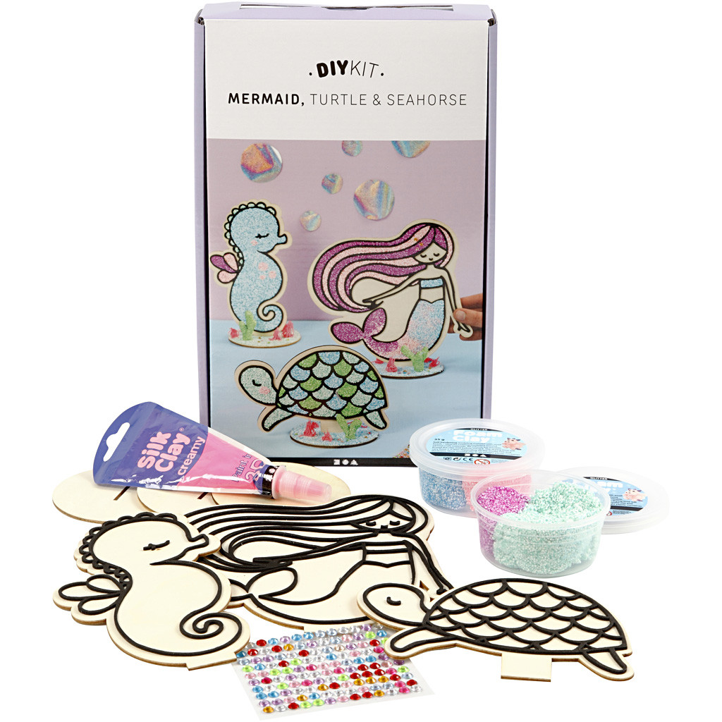 Lulu Shop Kits créatifs Sirène Tortue Hippocampe 1