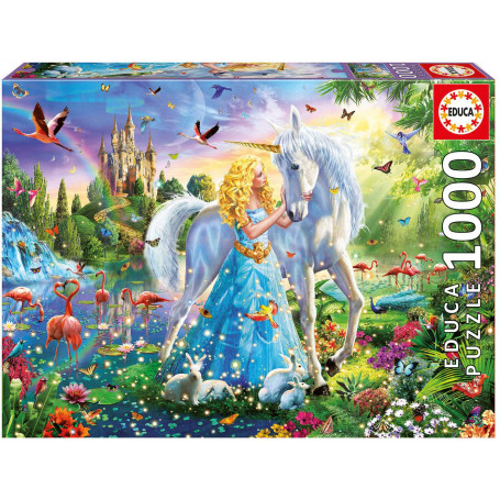 Puzzle Educa La princesse et la licorne 1000 pièces Lulu Shop 1