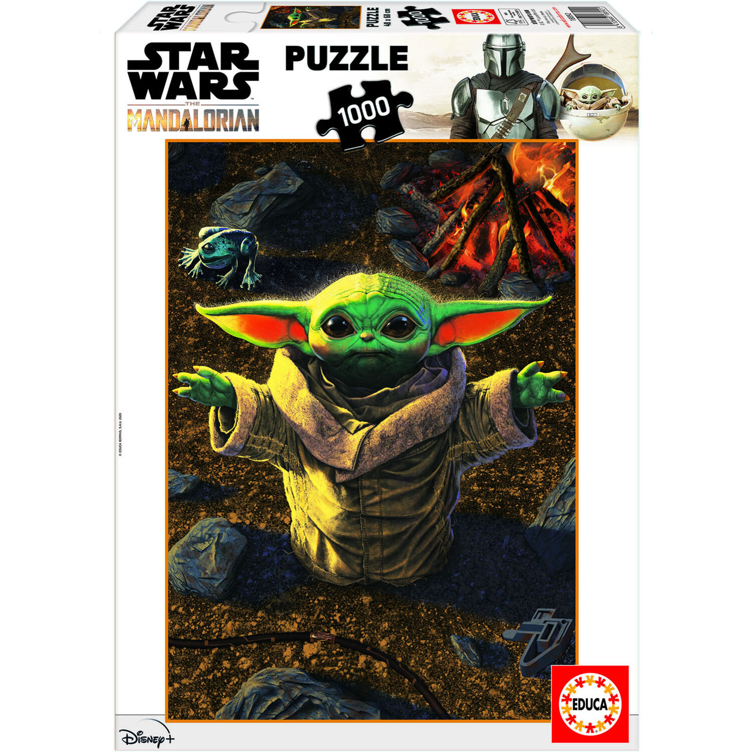Puzzle Educa Star Wars The Mandalorian Baby Yoda 1000 pièces lulu shop