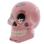 Tirelire crâne jour des morts mexicain rose lulu shop 1