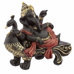 Statuette Ganesh sur Banc Paon lulu shop 4