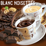Lulu Shop Chocolat Chaud Italien Univerciok 11 Blanc Noisettes avec éclats de noisettes