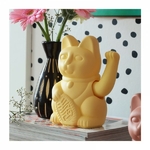 Lulu Shop Donkey Maneki Neko Lucky Cat jaune 330431 c
