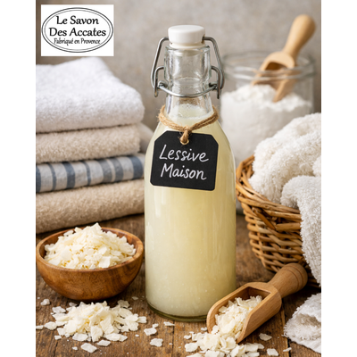 lessive maison savon des accates