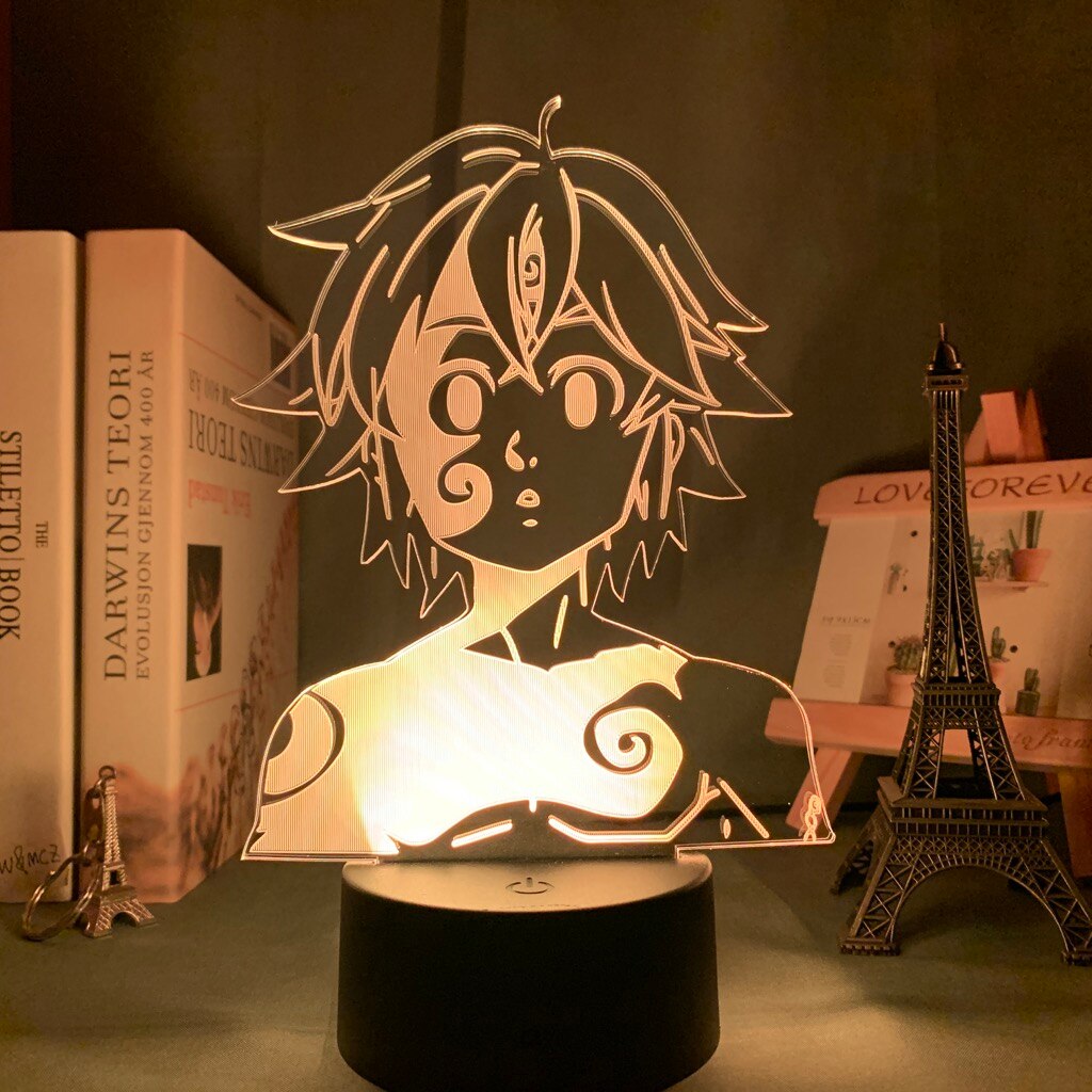 Acrylique-veilleuse-lampe-Manga-les-sept-p-ch-s-capitaux-Gadget-pour-la-maison-chambre-lumi