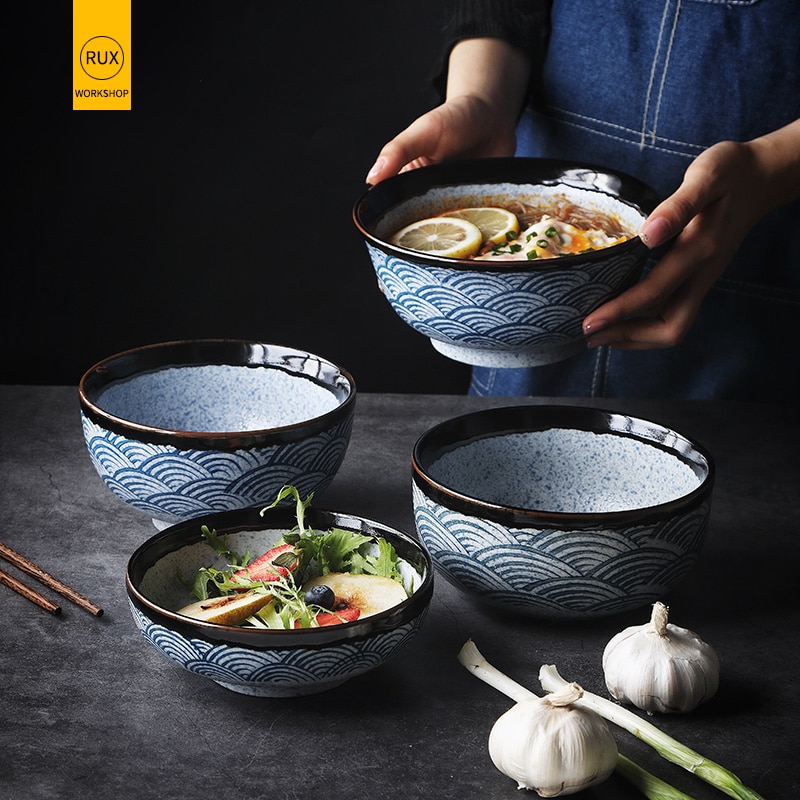RUX-atelier-bol-riz-japonais-en-c-ramique-C-ramique-bol-Ramen-bol-salade-nouilles-bol