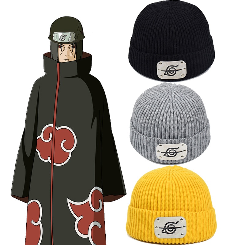 Naruto-Akatsuki-Uchiha-Itachi-Anime-chapeau-Cosplay-accessoires-de-d-guisement-unisexe-mode-chapeaux-Hip-Hop