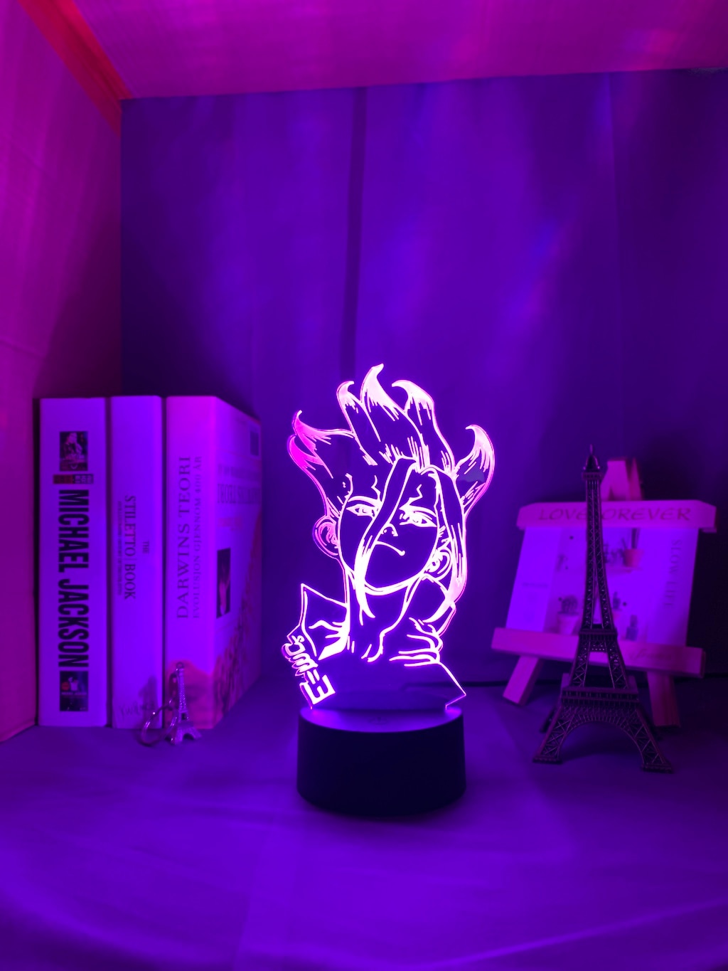 Lampe-3d-Led-en-pierre-Anime-veilleuse-th-me-Manga-lumi-re-pour-la-chambre-d