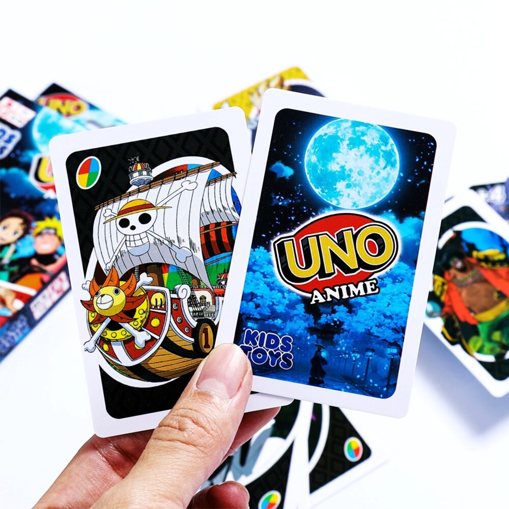 Jeu-UNO-cartes-de-dessin-anim-NARUTO-jeu-de-Poker-couverture-rigide-divertissement-jouets-pour-enfants