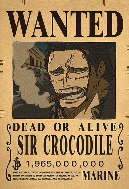 Affiche One Piece Wanted de Luffy - Nouvelle prime