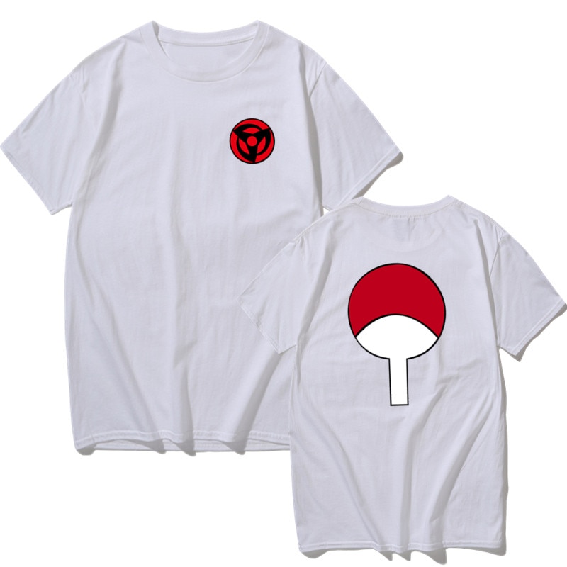 Haute-qualit-Anime-t-shirts-Naruto-Uchiha-Sasuke-famille-Badge-T-Shirt-hommes-chemise-d-contract