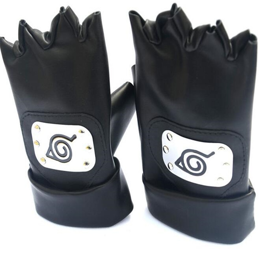 Anime-Naruto-Hatake-Kakashi-gants-Cosplay-Costumes-accessoires-Kakashi-mitaines-Anime-v-tements-autour-des-accessoires