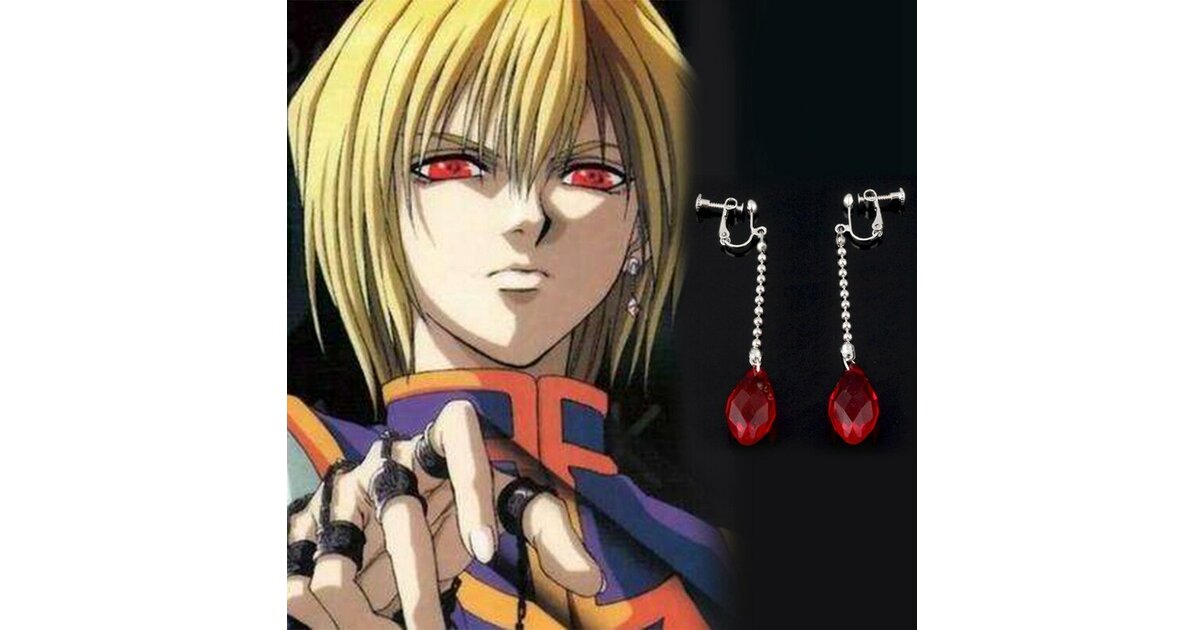 Boucles D'oreilles Pendantes Hunter X Hunter - Métal Et Résine - Accessoire Cosplay Anime