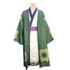 Perruque-verte-courte-de-dessin-anim-Roronoa-Zoro-Costume-de-Cosplay-Robe-Kimono-Costume-complet-perruque