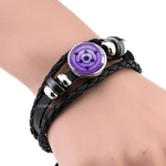 Bracelet-en-cuir-tress-Naruto-Bracelet-en-cuir-tress-Naruto-Sasuke-Uchiha-Clan-Rinnegan-Taichi-Kakashi