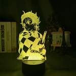 Acrylique-Led-veilleuse-Anime-d-mon-tueur-Agatsuma-Zenitsu-Figure-pour-enfants-enfant-chambre-d-cor