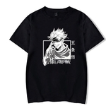 Jujutsu-Kaisen-T-shirt-anim-Uniex-col-rond-manches-courtes