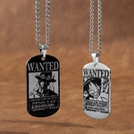 Bande dessinée Anime One Piece Collier Ace Pirate Crâne en Métal Pendentif  Chaîne Ras du Cou Homme Colliers Charme Cadeaux Bijoux : : Mode