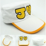 Anime-JOJO-JoJo-s-Bizarre-aventure-Cosplay-accessoires-casquettes-Jotaro-Kujo-Cosplay-chapeaux-arm-e-militaire