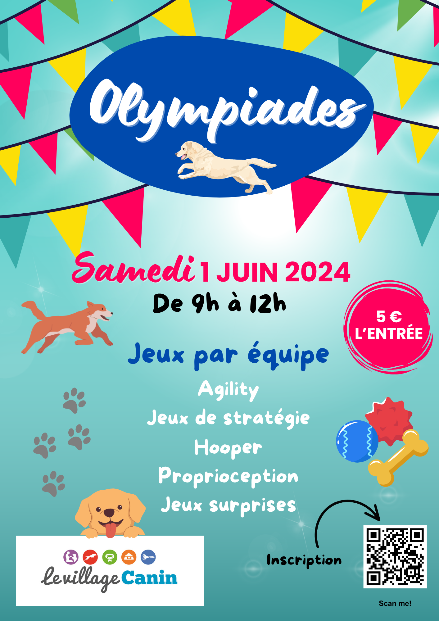 affiche olympiades new horaires