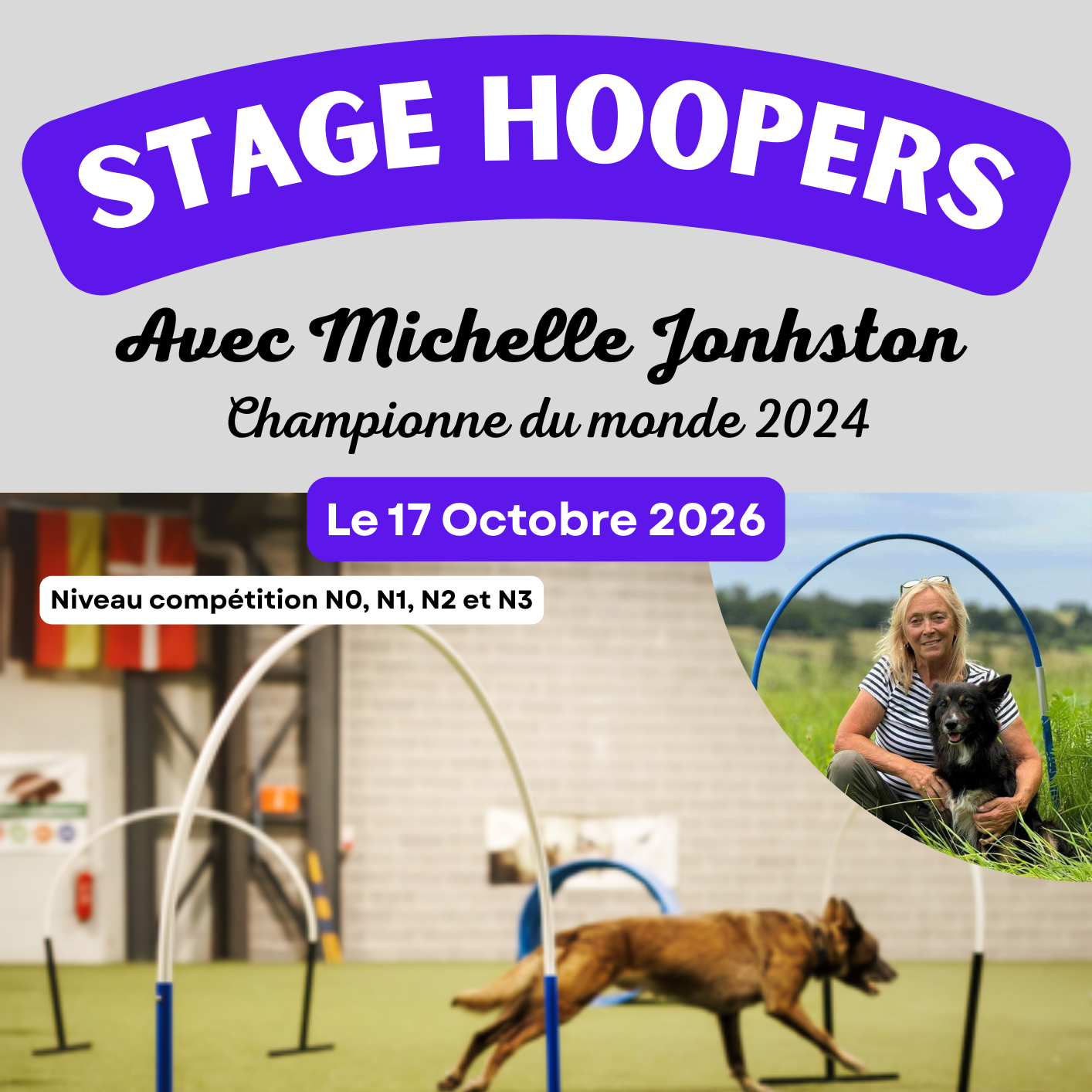 affiche stage hoopers Michelle Jonhston