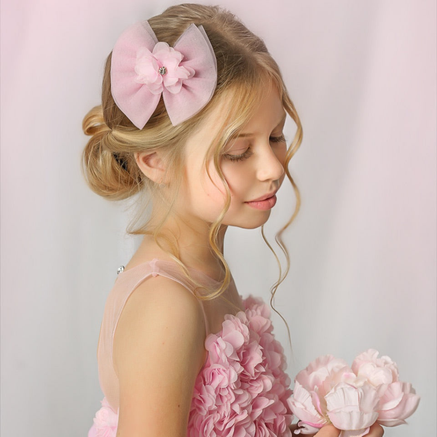 robe-tulle-rose-cérémonie-enfant-sam-neder