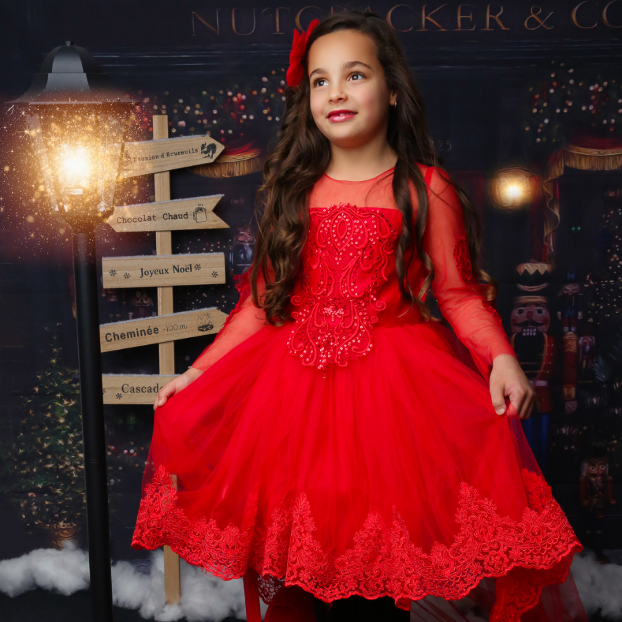 robe-rouge-bébé-enfant-noel-fete-sam-neder