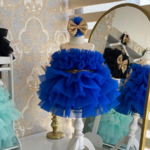 robe cérémonie- bébé-enfant-bleu- électrique-sam-neder