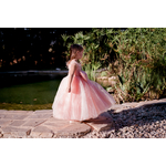 robe cortege enfant rose