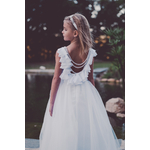 robe longue blanche enfant