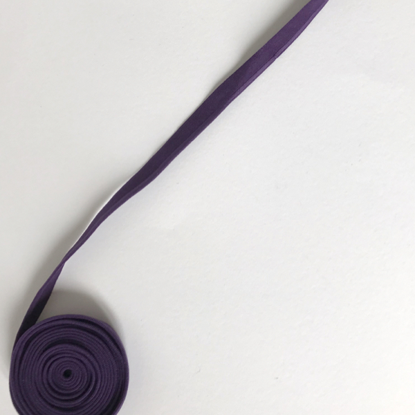 Passepoil élastique mate violet