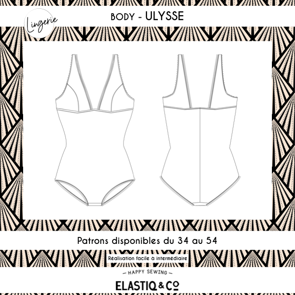 Patron lingerie body Ulysse