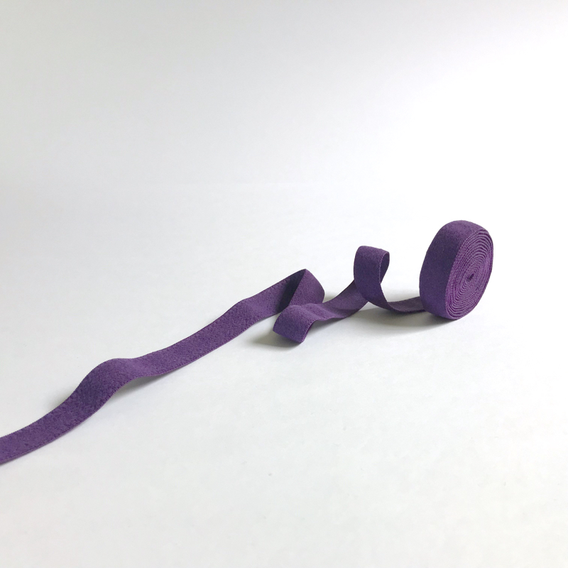 Bande dos élastique 15 mm coloris violet