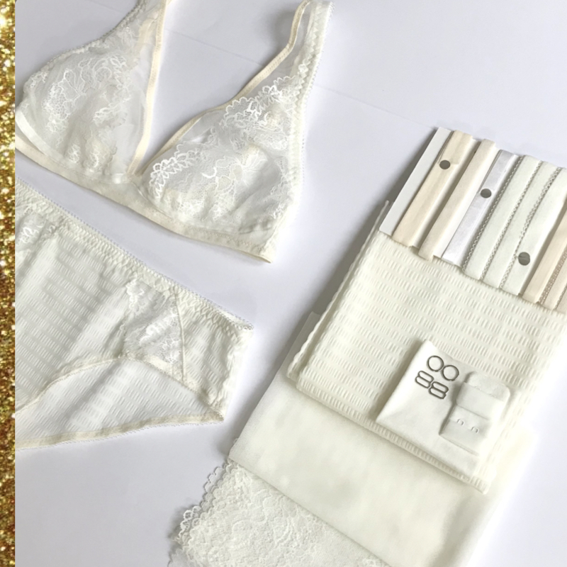 Kit couture ensemble lingerie LUXE Originale coloris ivoire