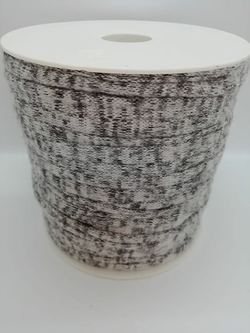 Trapilho coton lycra gris chiné