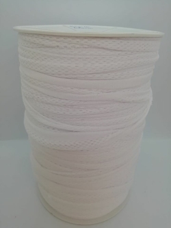 Trapilho jersey lycra stretch blanc résille