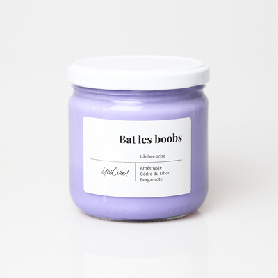 Bat les boobs | Bougie améthyste "lâcher-prise"