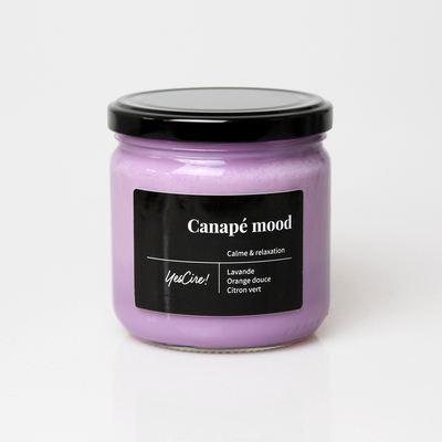Canapé mood | Bougie "calme & relaxation"