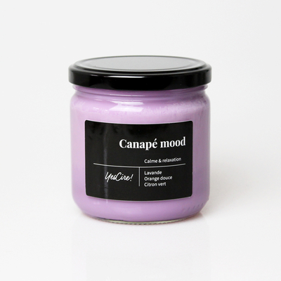 Canapé mood | Bougie "calme & relaxation"