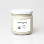 Bougie vegan YesCire, bougie-thérapie "câlin magique", bougie lithothérapie réconfort fabriquée en France