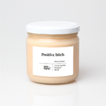 Bougie vegan YesCire, bougie-thérapie "positive bitch", bougie lithothérapie bonne humeur fabriquée en France