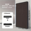 Tapis noir 200 x 80 cm x 15 mm
