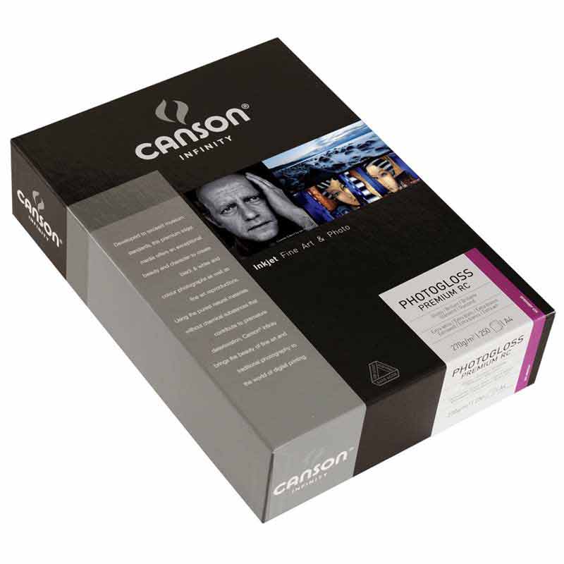 Papier photo brillant PhotoGloss Premium RC 270 g/m² -25 feuilles