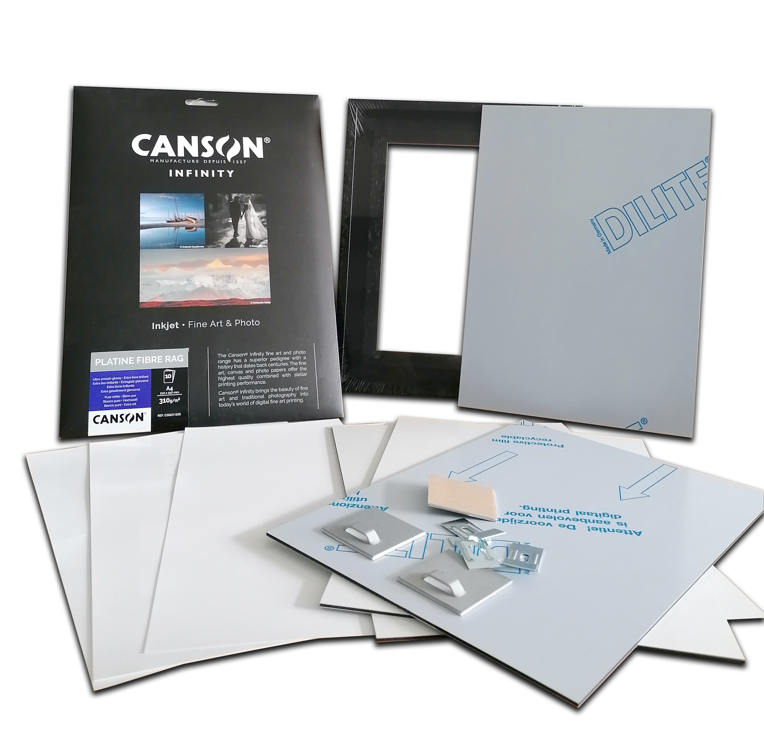 Canson Papier Photo Canson infinity Rag Photographique 310g A4 25 feuilles,papier photo 