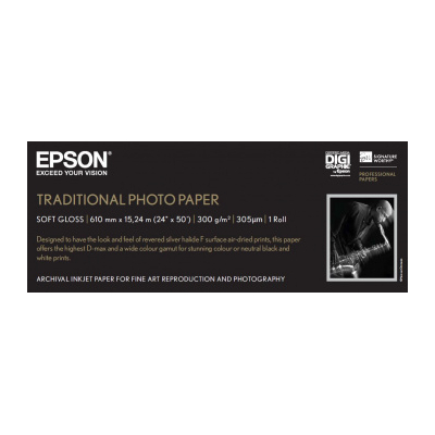 Epson Papier Photo Traditionnel A2 25 feuilles 330g - Agréé