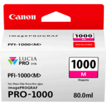 Cartouche d'encre Canon PFI-1000M Magenta, 80ml pour imprimante Canon Pro-1000