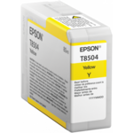 EPSON Cartouche d'encre Yellow pour Traceur SC-P800 - 80 ml  (C13T850400) - T8504