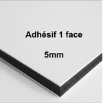 Panexpan 5mm Adhésif 1 Face - ( PVC Âme noire )