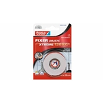 Tesa Fixer Objets Xtreme, 1,5 m x 19 mm - fixation ultra forte 120kg